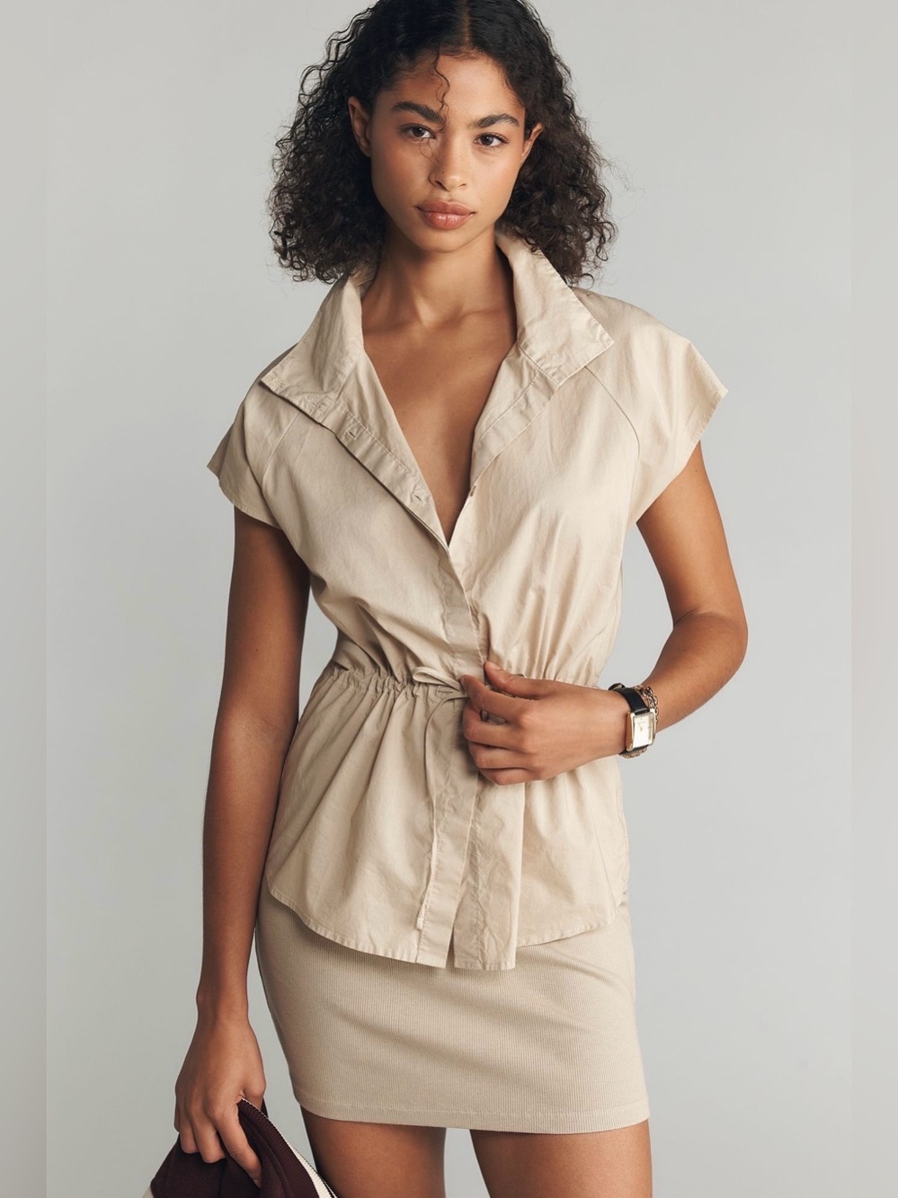 Anthropologie NWT Sundry Sporty Twofer Mini Dress